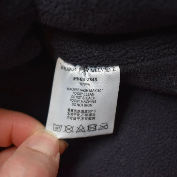 Brandy Melville Shacket Jacket Button Down Fleece Lined Wool Blend Heavyweight - Picture 11 of 16